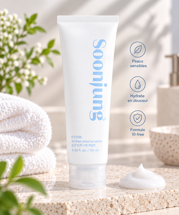 ETUDE – Émulsion Hydratante Apaisante SoonJung  – 130 ml