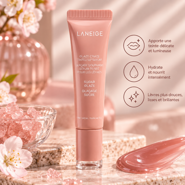 LANEIGE – Glaze Craze Tinted Lip Serum – Sugar Glaze – 12 g
