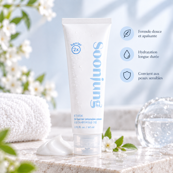 ETUDE – SoonJung 2x Barrier Intensive Cream – Crème hydratante intensive barrière – 60 ml