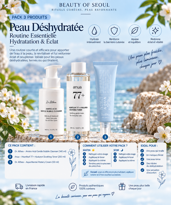 Pack peau déshydratée 3 produits
