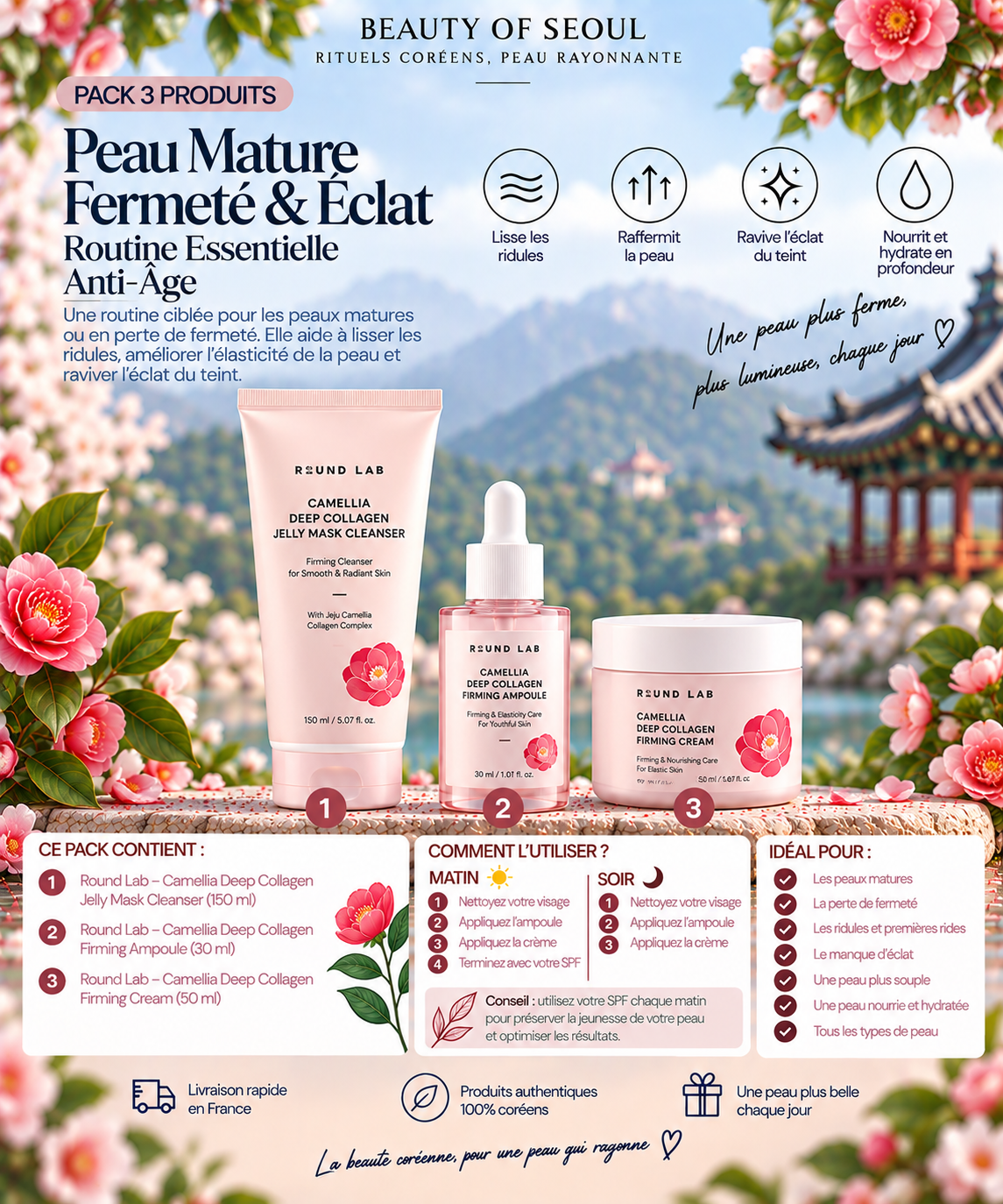 Pack peau mature 3 produits