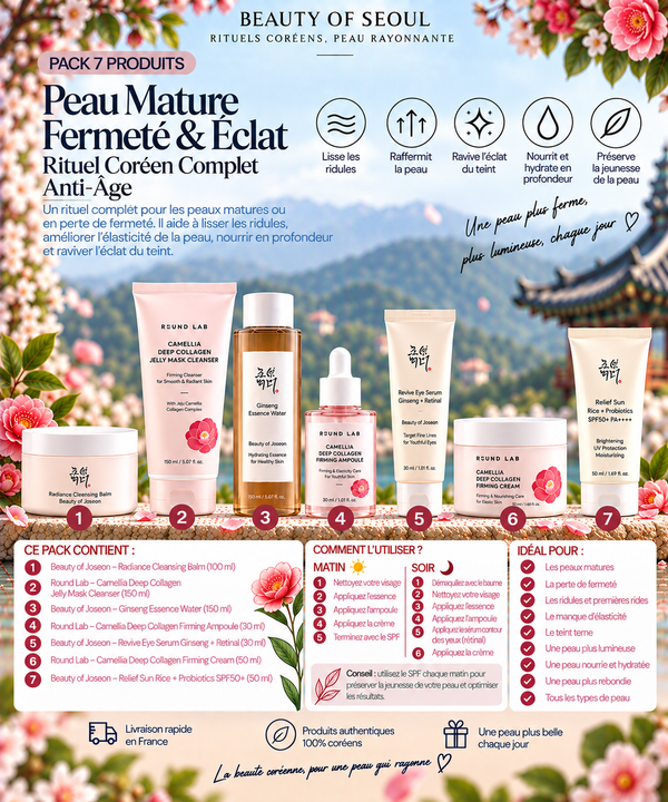 Pack peau mature 7 produits