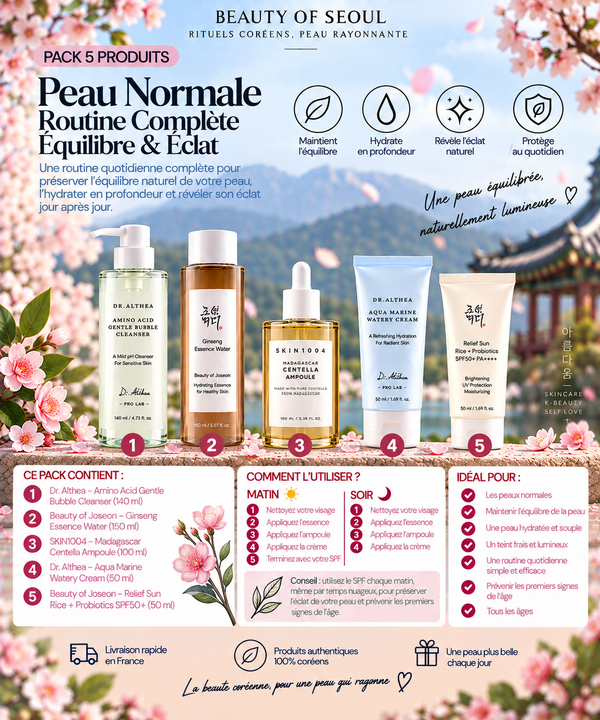 Pack peau normal 5 produits